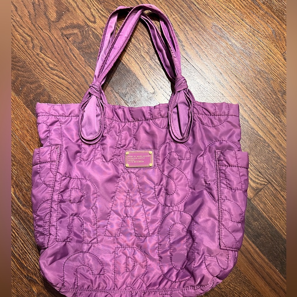 Marc Jacob’s Purple Quilted Large Tote
